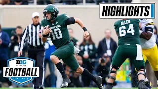 Walker III Puts Up 5 TDs vs. Michigan | Michigan at Michigan State | Oct. 30, 2021 | Football in 60