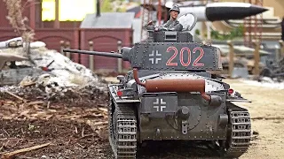 RC Panzer 38 (t) German Wehrmacht WW2 Light Tank in Action Panzerkampfwagen 38t / Lehký tank vzor 38