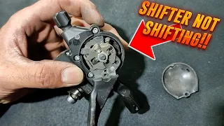 SHIMANO Shifter Not Shifting!! | How to open and Fix Shifter