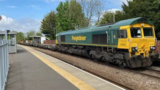 66563 Freightliner with 33 export containers 12:56 13L Lea Road 7/5/2024