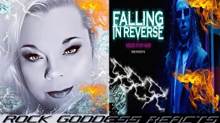 THE Rock Goddess REACTS to Falling In Reverse - "Voices In My Head"