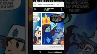 Gravity falls meets adventure time comic