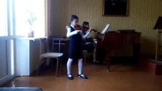 Д.Кабалевский - Пионерское звено (Лукашевич Мирослава, 6 лет)