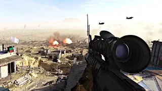 Call of Duty Modern Warfare 4 - Highway of Death Sniper Mission (CoD MW 2019) PS4 Pro