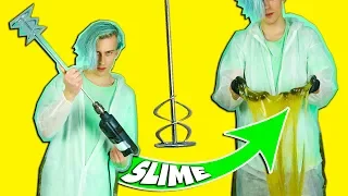 MÓJ PIERWSZY SLIME DIY 😵 TESTUJĘ PRZEPIS WIDZÓW