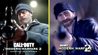 Saving Captain Price Gulag Mission - CoD : Modern Warfare 2 Original vs. Remastered