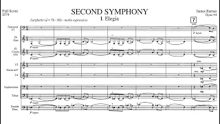 [Score] James Barnes - Symphony No. 2, Op. 44 (1981) for concert band