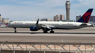Delta Air Lines Boeing 757-351 lands at Las Vegas | N591NW