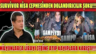 SURVİVOR NİSA CEPHESİNDEN DOLANDIRICILIK ŞOKU!!! MİLYONLARCA LİRAYI CEBİNE ATIP KAYIPLARA KARIŞTI...