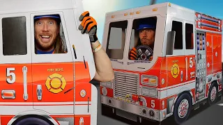 Build a Fire Truck | Rescue Vehicle Toys for Kids