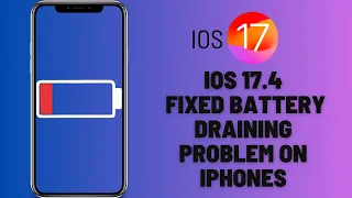 iOS 17.4 - iPhone Battery Saving Tips | iOS 17 Battery Saving Tips & Tricks #ios17 #tipsandtricks