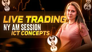 Day Trading the NY AM Session Using ICT Concepts