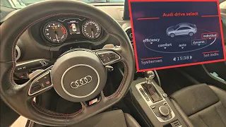 Audi drive and sport mode explained