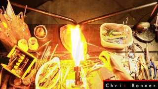 Glass-Blower Chris Bonner