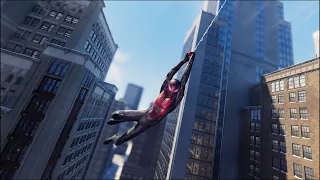 Eight Minutes of Stylish Swinging in Miles Morales| PS5 60fps