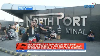 UB: Stranded passengers na nais nang umuwi sa probinsiya, tiis sa init at ulan habang naghihintay