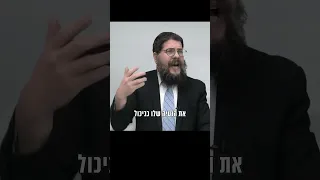 הרב שניאור אשכנזי - הידיעה שאתה בידיים של אמא