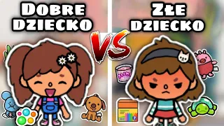 ❤️ DOBRE DZIECKO vs ZŁE DZIECKO 😈| TOCA BOCA HISTORYJKI PO POLSKU | TOCA LIFE WORLD