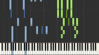 The Beatles Penny Lane   [ Easy Piano Tutorial] Synthesia