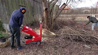 Wood chipper Hecht 6208 - I'm helping a friend part #2