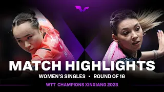 Bernadette Szocs vs Mima Ito | WS R16 | WTT Champions Xinxiang 2023