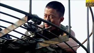 Movie: Special forces soldier disguises as wounded, captures the chief, turning into a sharpshooter.