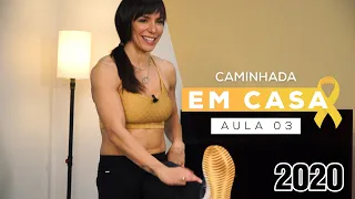 Projeto #caminhadaemcasa - EXERCÍCIO PARA INICIANTES - Aula 03 - Carol Borba