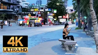 Pattaya 4k Walk 2020 Oct 2.Pattaya BeachRoad EveningWalk Part1.