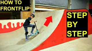 EASIEST WAY TO LEARN FRONTFLIP ON SCOOTER!
