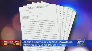 Deadline Looms In Vaccine Showdown Between City And Police Union