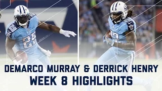 Murray & Henry Rush for Over 180 Yards! | Jaguars vs. Titans | NFL Week 8 Player Highlights