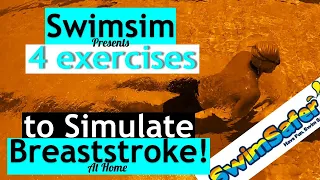 4 Exercises to Simulate Breaststroke at Home!