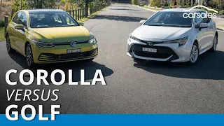 Volkswagen Golf v Toyota Corolla 2021 Comparison @carsales.com.au