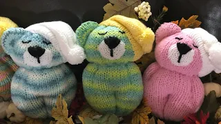 Sleepy Time Chubby Bear ~ Addi, Sentro, Circular Knitting