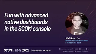 Fun with advanced native dashboards in the SCOM console by Wei Hao Lim