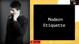 Modern Manners: The 15 Main Rules of Modern Etiquette #manners #etiquette