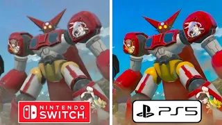 Megaton Musashi Wired PS5 vs Nintendo Switch Graphics Comparison