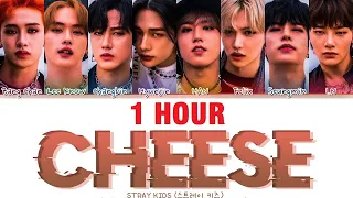 [1 HOUR] Stray Kids Cheese Lyrics (스트레이 키즈 Cheese 가사) (Color Coded Lyrics Eng/Rom/Han)