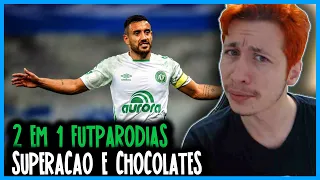 REACT 2 EM 1 FUTPARÓDIAS | SUPERAÇÃO E CHOCOLATES NO FUTEBOL