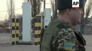 OSCE mission visits Ukrainian-Russian border checkpoint in Donetsk region