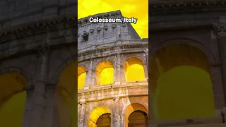 Colosseum! 🏟️ Rome, Italy - Places On Earth That Don't Feel Real #travel  #shorts #explore