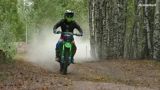 Kawasaki KX450F DirtBike Machine - Trails Riding (Raw)