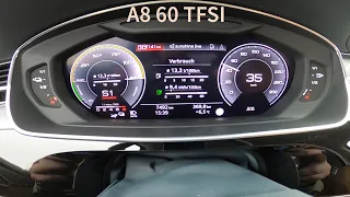 AUDI A8 50 VS 55 VS 60 VS S8 VS S8 Plus acceleration--0~260 km/h