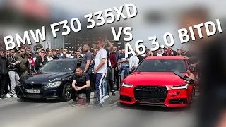 Audi A6 C7 3.0 BITDI vs BMW F30 335XD - DIESEL KINGS