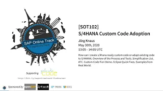 [SOT102] S/4HANA Custom Code Adaptation