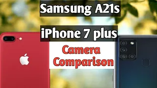 Samsung A21s Camera vs iPhone 7 plus camera test