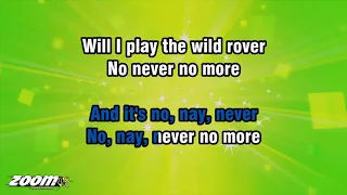 The Dubliners - The Wild Rover (Faster With Claps) - Karaoke Version from Zoom Karaoke