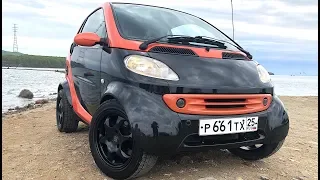 Mercedes Smart City Fortwo, жесткий тест-драйв, оттзывы