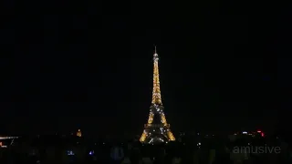 Eiffel tower at night Paris - France