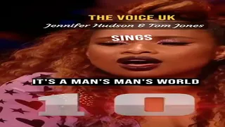 Jennifer Hudson & Tom Jones Sang "It's A Man's Man's World." | Voice UK